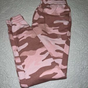 Pink campus jogger